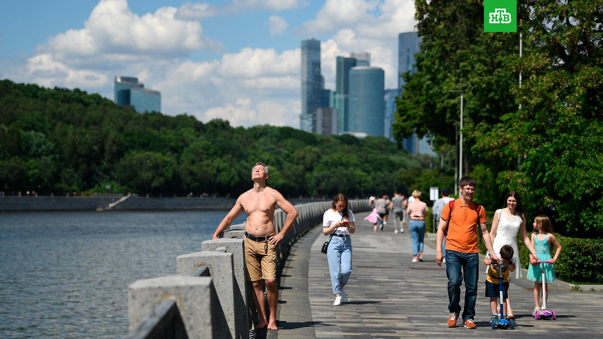 Сколько градусов в москве летом