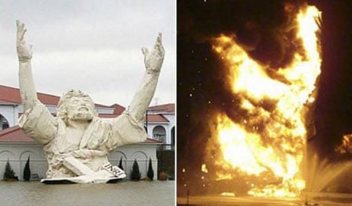 10 странных статуй Иисуса Христа, которые не вписываются в традиционные религиозные каноны иисус христос