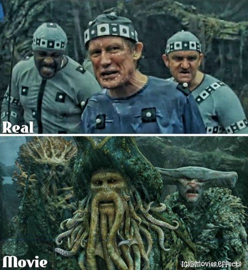 Instagram-аккаунт, показывающий сцены из фильмов до и после добавления спецэффектов Instagram-аккаунт, показывающий сцены из фильмов до и после добавления спецэффектов