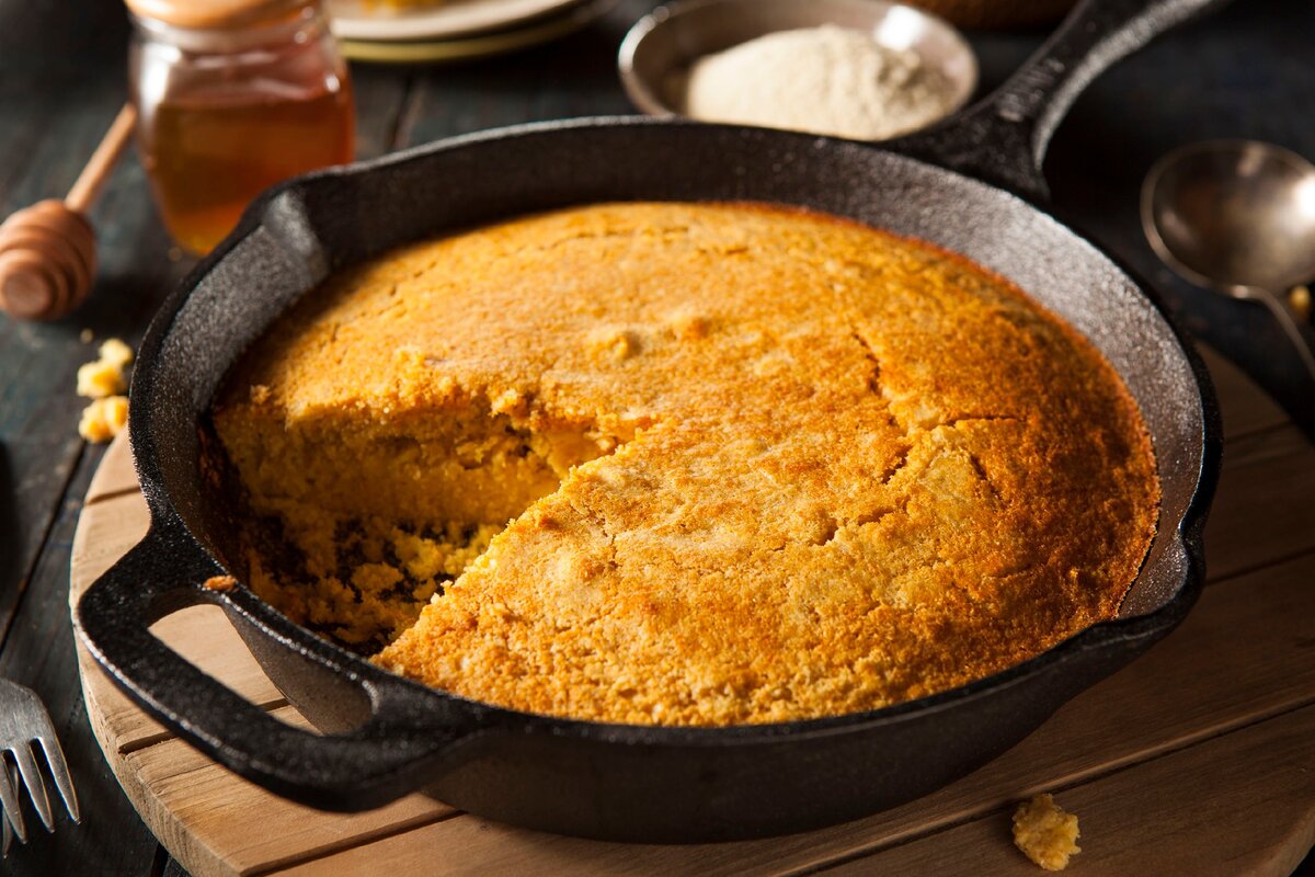 Кукурузный хлеб: рецепты приготовления выпечка,кукурузный хлеб,кулинария,рецепты