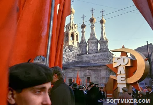 Праздничная Москва 7 ноября 1967 года 