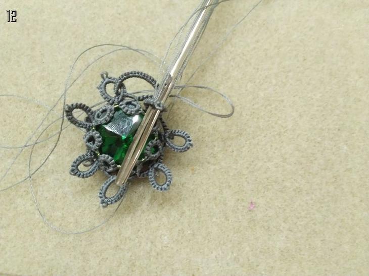 Создаем серьги «Глаз дракона» в технике фриволите Создаем серьги «Глаз дракона» в технике фриволите