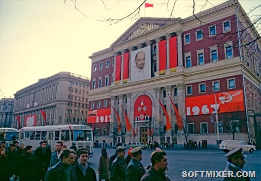 Праздничная Москва 7 ноября 1967 года 