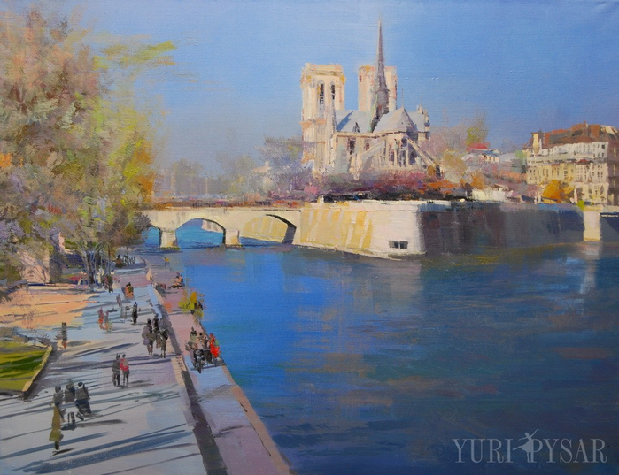 paris-painting-notre-dame-cathedral (700x537, 411Kb)