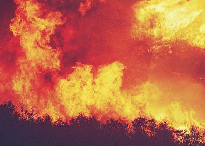 Природный пожар привел к возгоранию четырех домов в Кировской области 