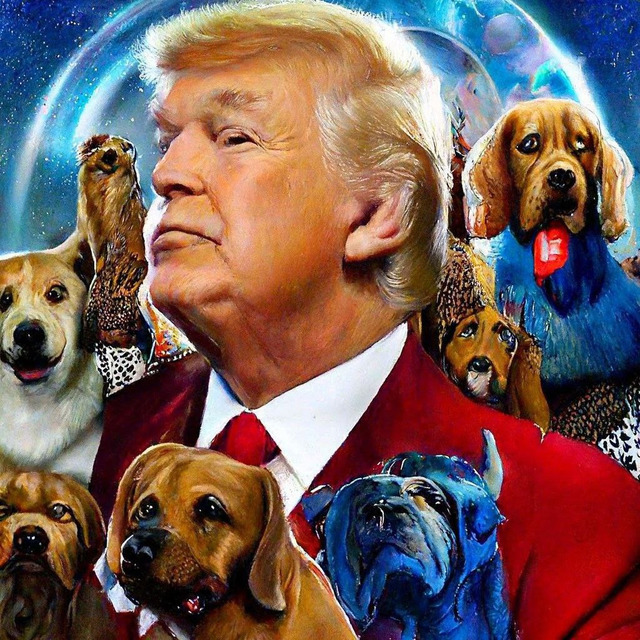 Шедеврум на Трампа всех собак повесил