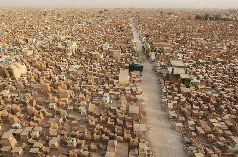 Гигантское кладбище Вади ас-Салам – Долина мира Ирак,ислам,кладбище
