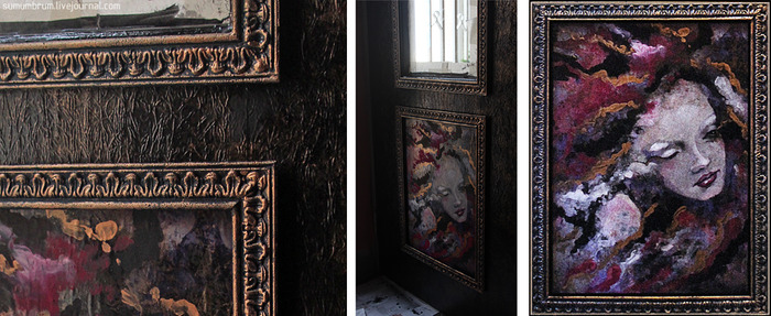 Картина на двери или как шокировать весь подъезд дизайн интерьера,домашний очаг,рукоделие,своими руками,умелые руки