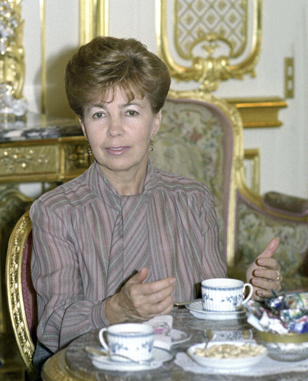 Раиса Горбачева, супруга Генерального секретаря ЦК КПСС Михаила Горбачева