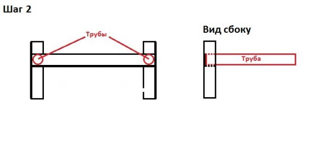 Брусья для отжиманий своими руками размеры и чертежи