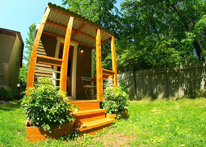 Огнеупорные и водонепроницаемые Orange Tiny Houses.