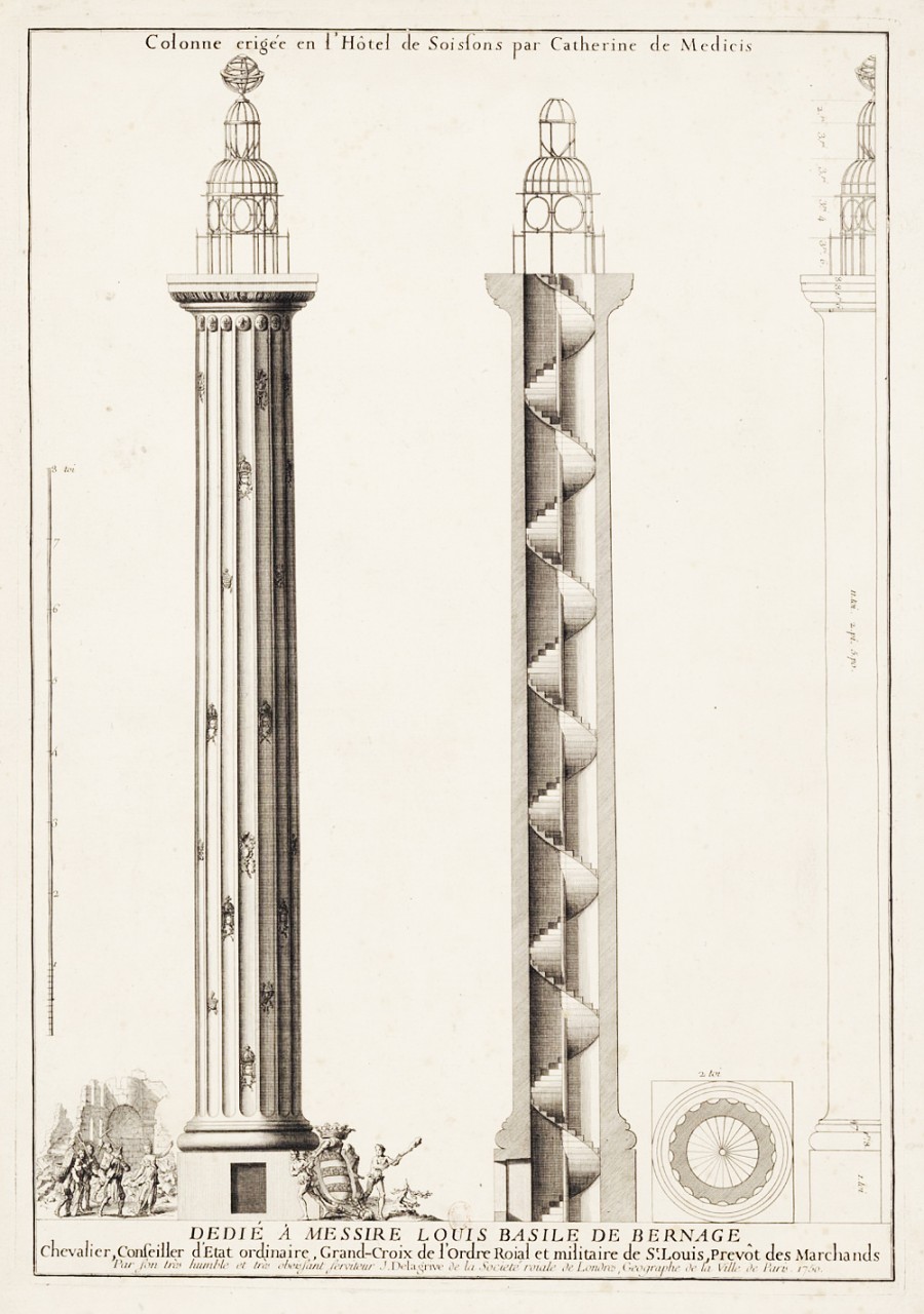 Александровская колонна чертежи Монферрана