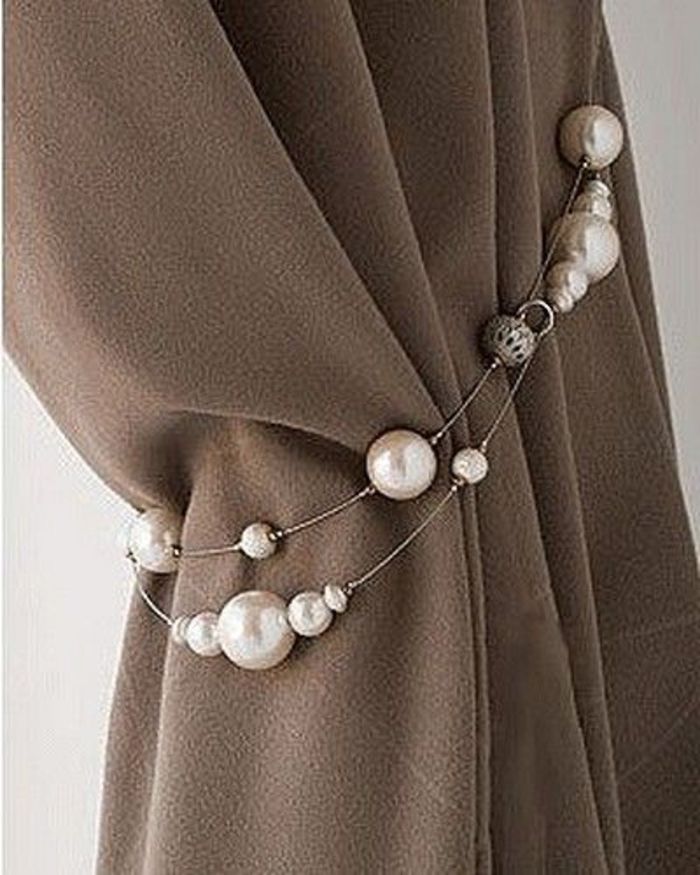 Подхваты для штор своими руками: 50 красивых примеров и стильных идей Подхваты для штор своими руками: 50 красивых примеров и стильных идей декор