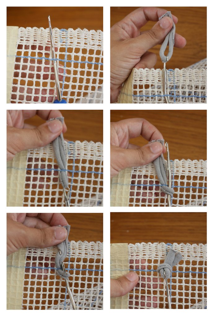 Вязание крючком из ткани