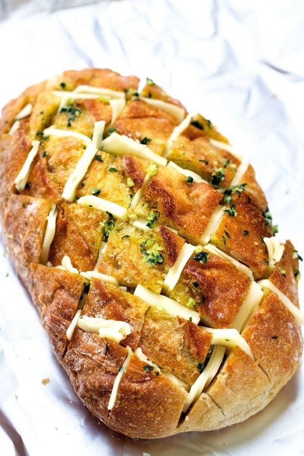 Хлеб с сыром в духовке рецепт с фото