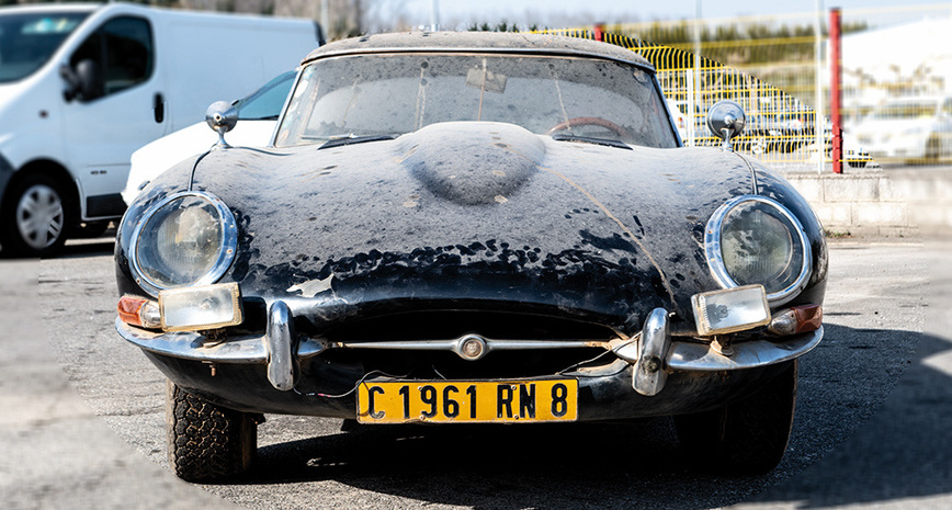 Уникальная находка: Jaguar E-Type, который эксплуатировался в сердце Африки целых 40 лет авто