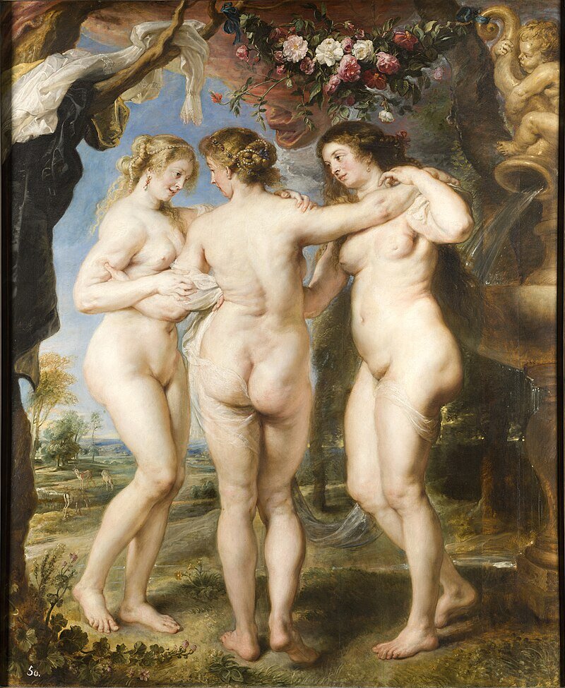 Питер Пауль Рубенс. Три грации. 1635 г.
