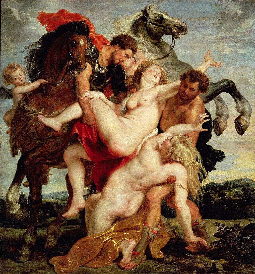 Питер Пауль Рубенс. Похищение дочерей Левкиппа. 1617 - 1618 гг.