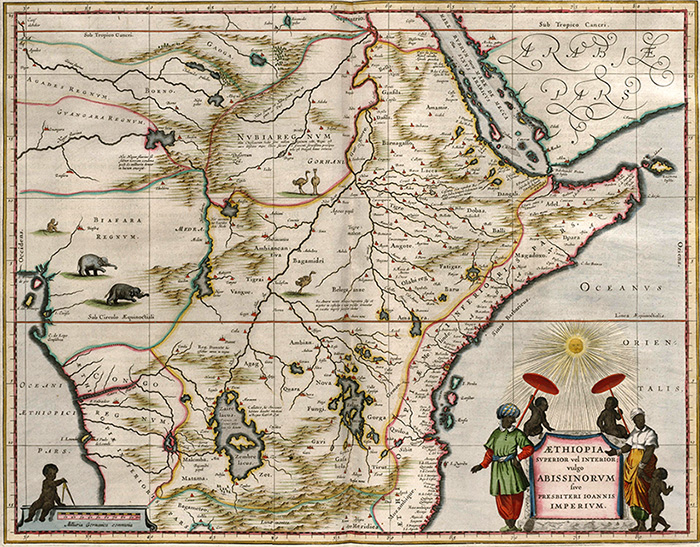 Карта Абиссинии