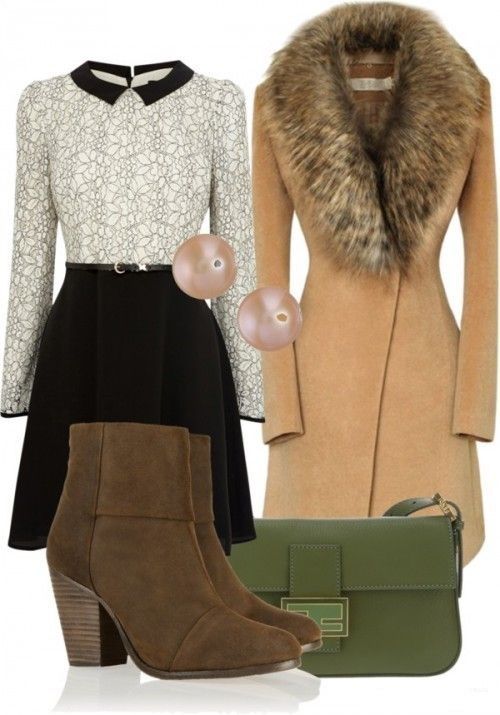 Похолодало - стильные и модные сеты с пальто разной степени утепленности мода