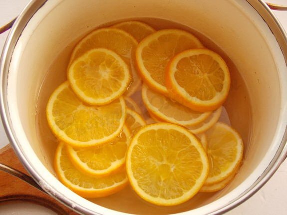 провариваем апельсины в сиропе