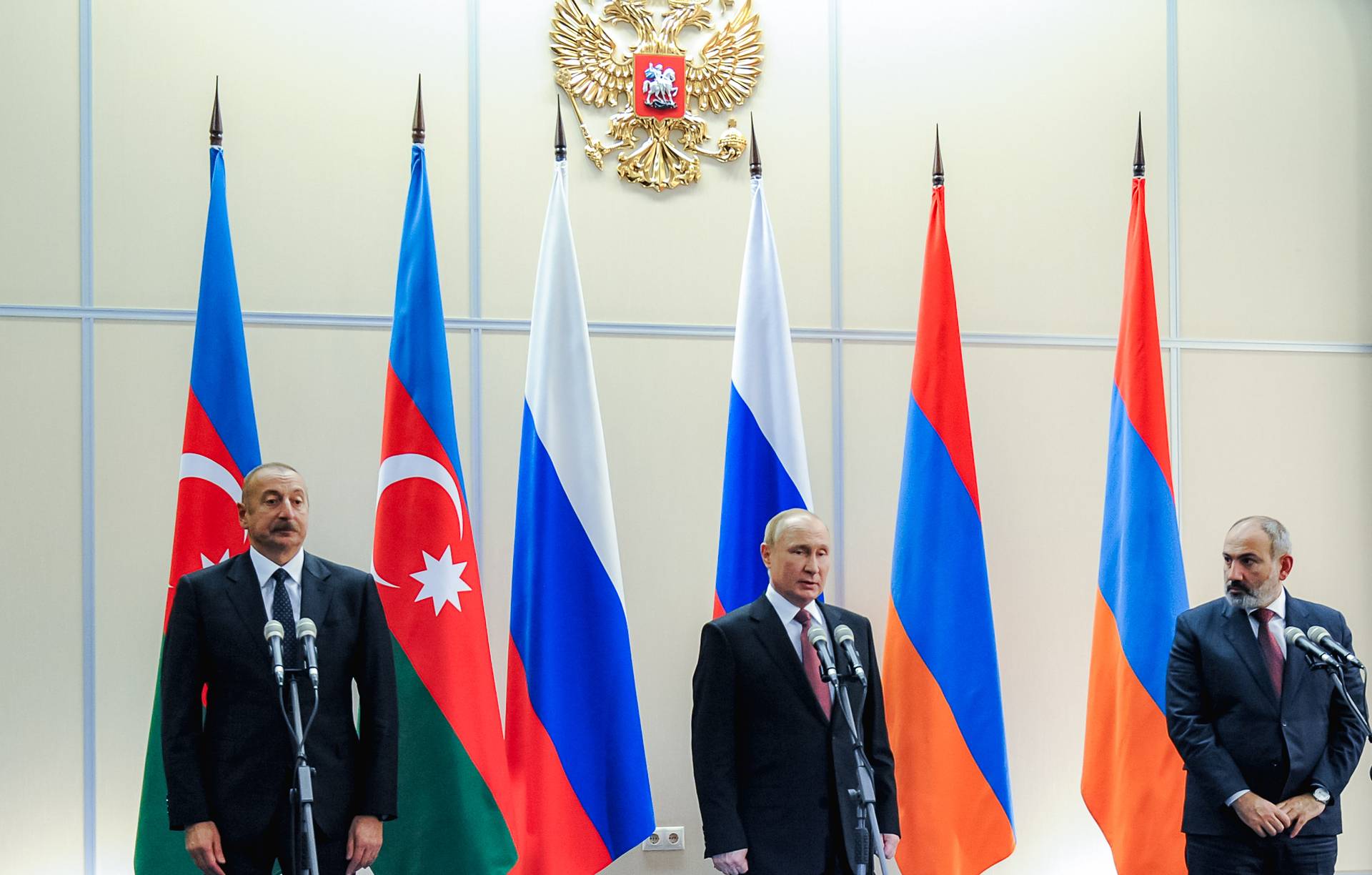Азербайджан россия закрыта. Встреча Путина Алиева и Пашиняна в 2020 году. Россия и Азербайджан.