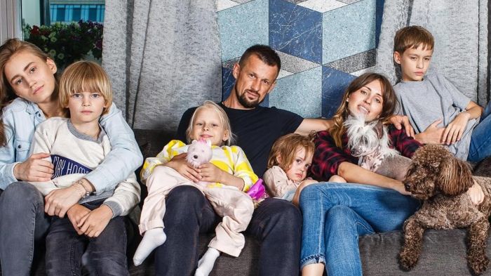 Сергей Семак и его семья