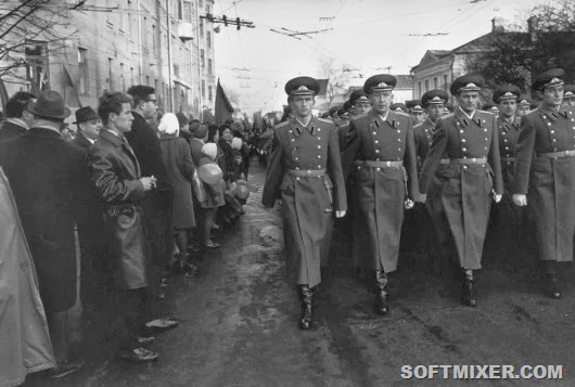 Праздничная Москва 7 ноября 1967 года 