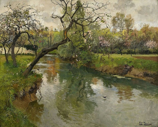 художник Фриц Таулов (Frits Thaulow) картины – 05