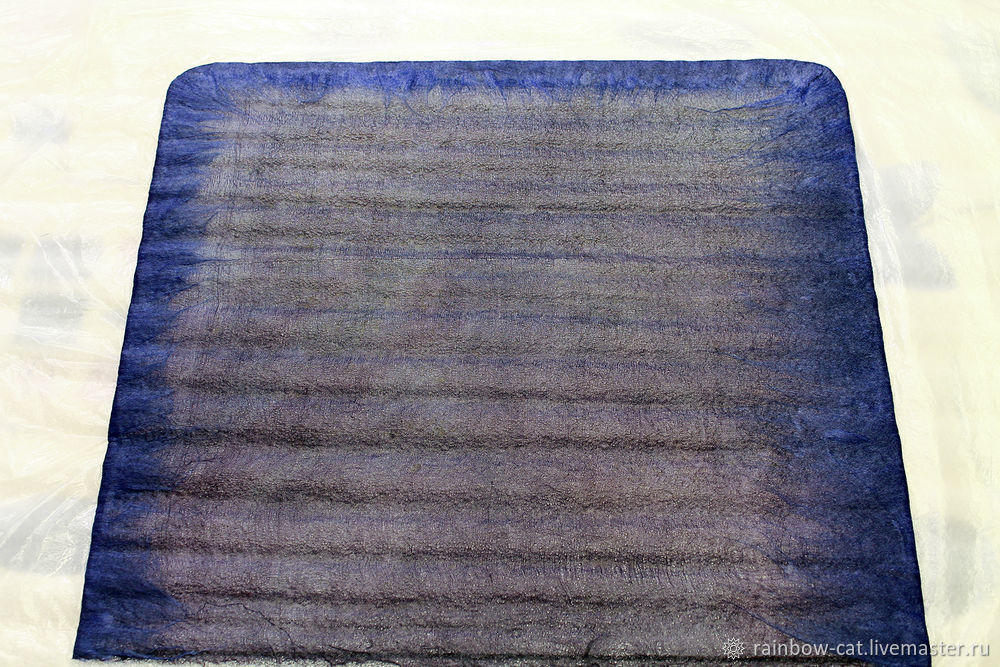 Валяем шапочку в технике 3D-пэчворк Валяем шапочку в технике 3D-пэчворк валяние,мастер-класс