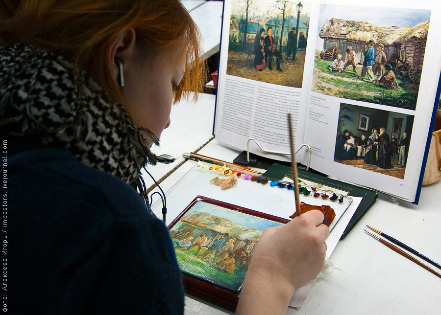 Федоскинская миниатюра Федоскинская миниатюра