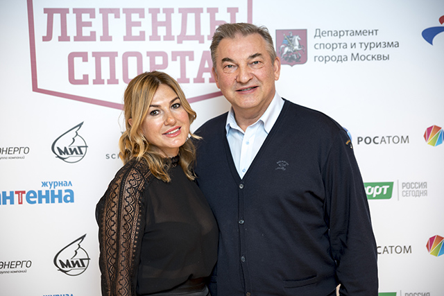 Галина Немова и Владислав Третьяк
