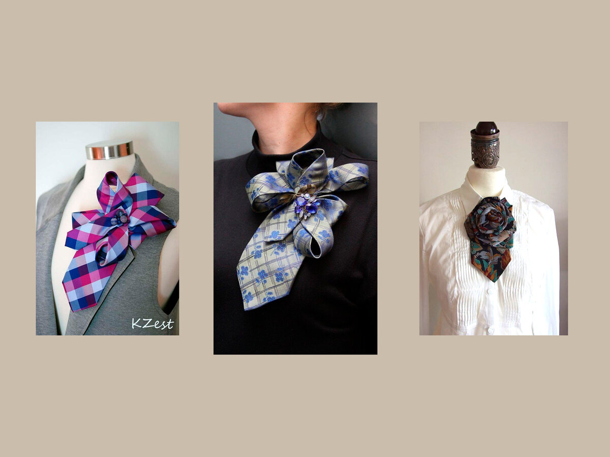 Обычно галстуки ассоциируются с официальной одеждой, поэтому их часто выбрасывают или забывают о них, как только они выходят из моды или становятся изношенными.-15