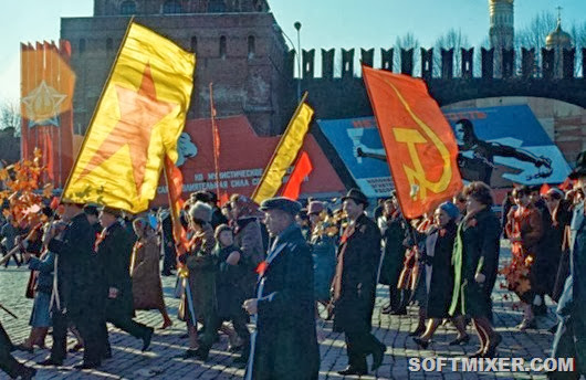 Праздничная Москва 7 ноября 1967 года 