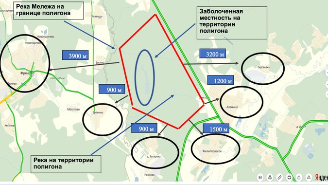 Карта полигонов тбо владимирской области