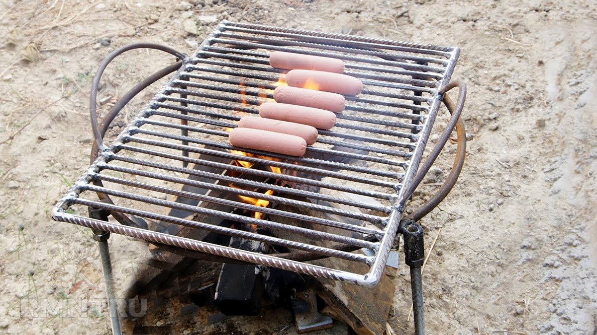 Мангалы из арматуры: примеры, плюсы и минусы для дома и дачи,мастер-класс