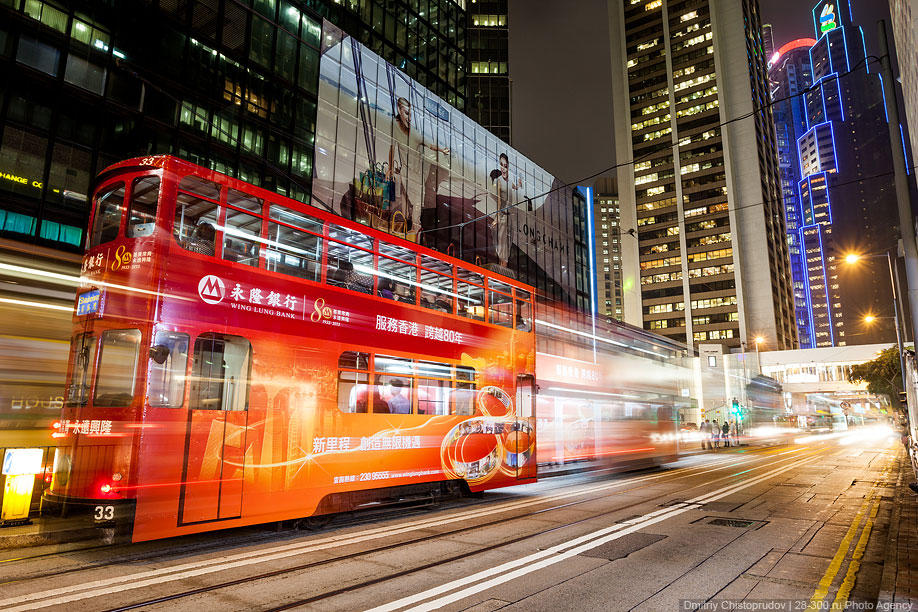 Гонконгский трамвай гонконг,путешествия,трамвай,транспорт, азия