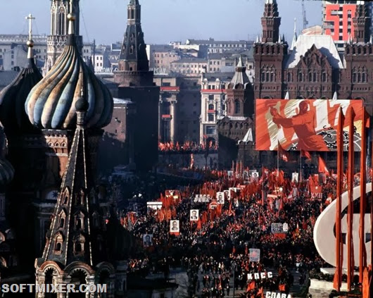 Праздничная Москва 7 ноября 1967 года