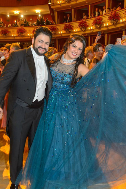 Анна Нетребко и Юсиф Эйвазов стали главными звездами Венского оперного бала звездные пары
