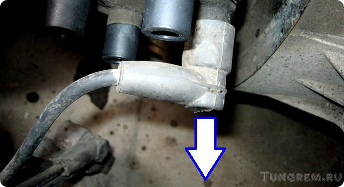 Проверка высоковольтных свечных проводов Lada Kalina