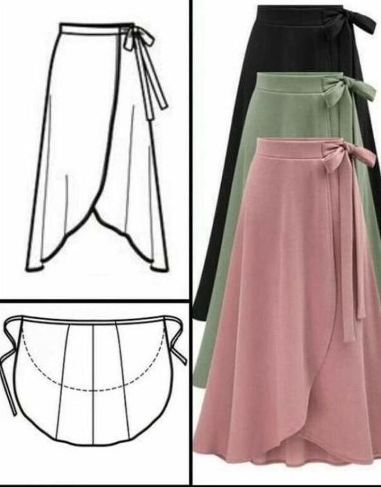 Самая простая в крое, это юбка-палаццо. Идеи для воплощения идеи и вдохновение,мода,шитье