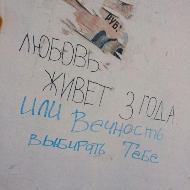 Прикольные надписи со стен
