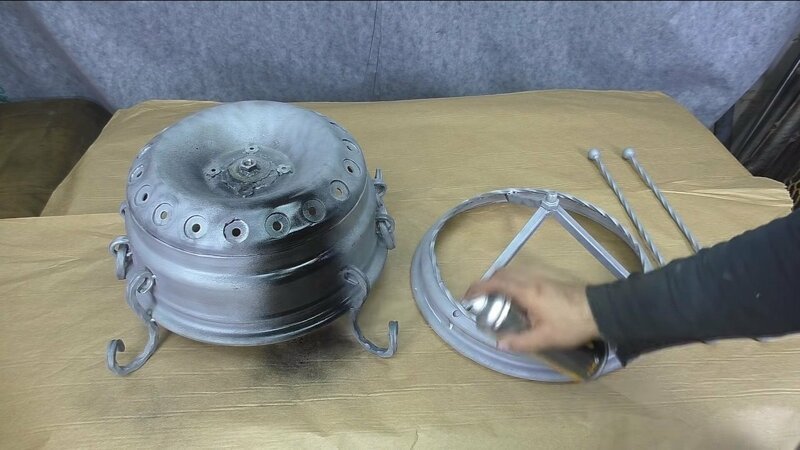 Мангал из автомобильных деталей Мангал из автомобильных деталей