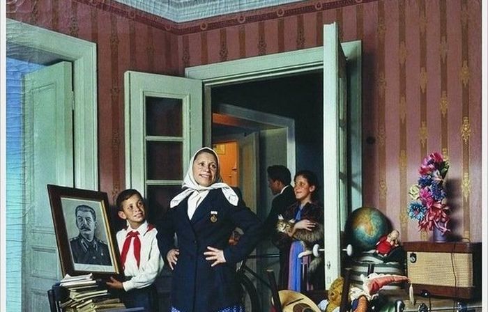 художник, СССР, интерьер, квартира