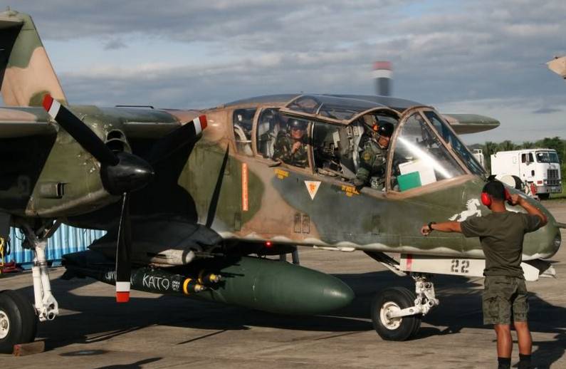 Служба и боевое применение турбовинтовых штурмовиков OV-10 Bronco после окончания вьетнамской войны ввс