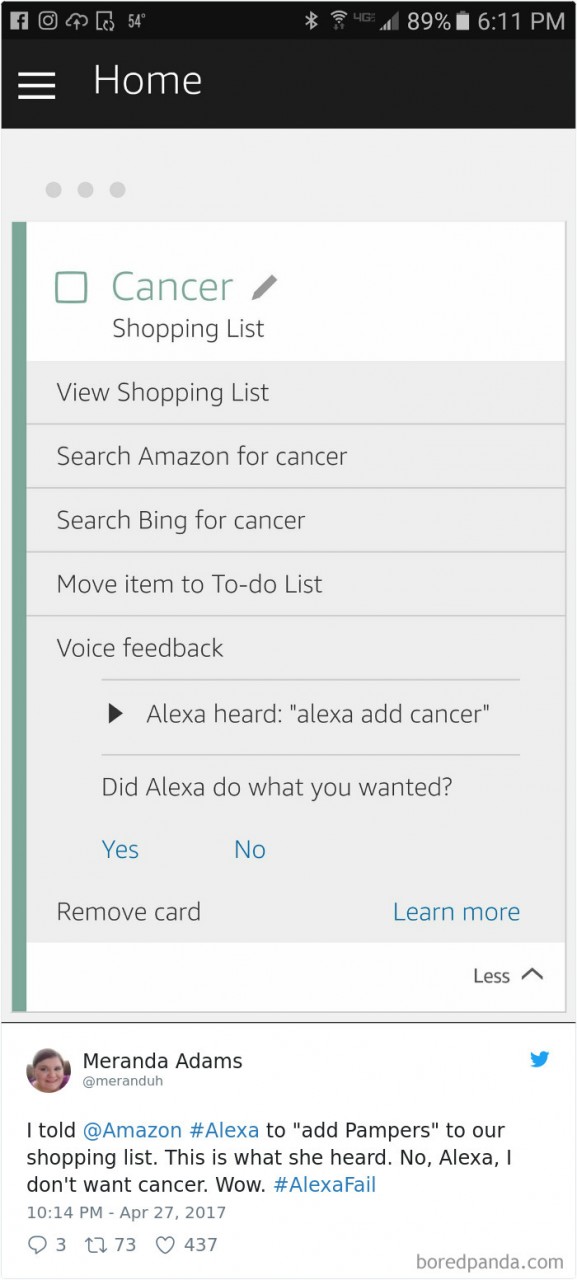 Alexa Tweet