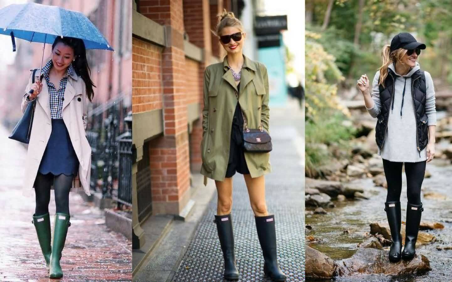 Осенние тренды: резиновые сапоги