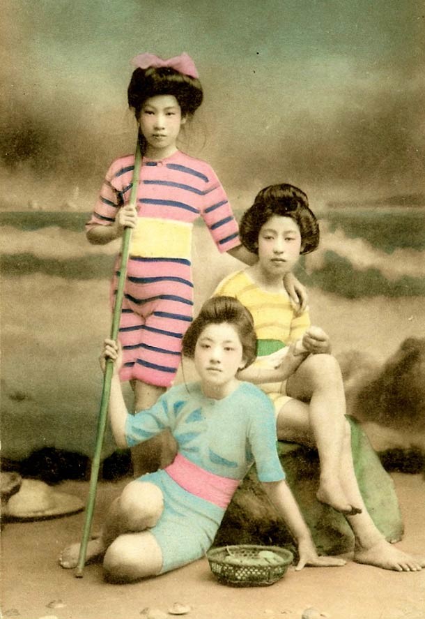 Японский пин-ап: 1870-1920 годы пин-ап, япония
