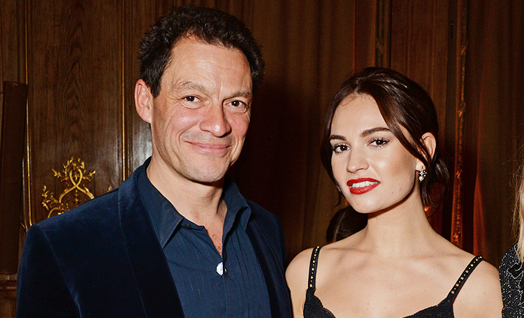 Лили Джеймс отменила все запланированные интервью и съемки после скандальных фотографий с Домиником Уэстом