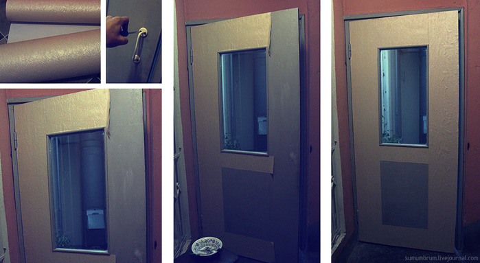 Картина на двери или как шокировать весь подъезд